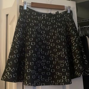 Hot topic kitten skater skirt